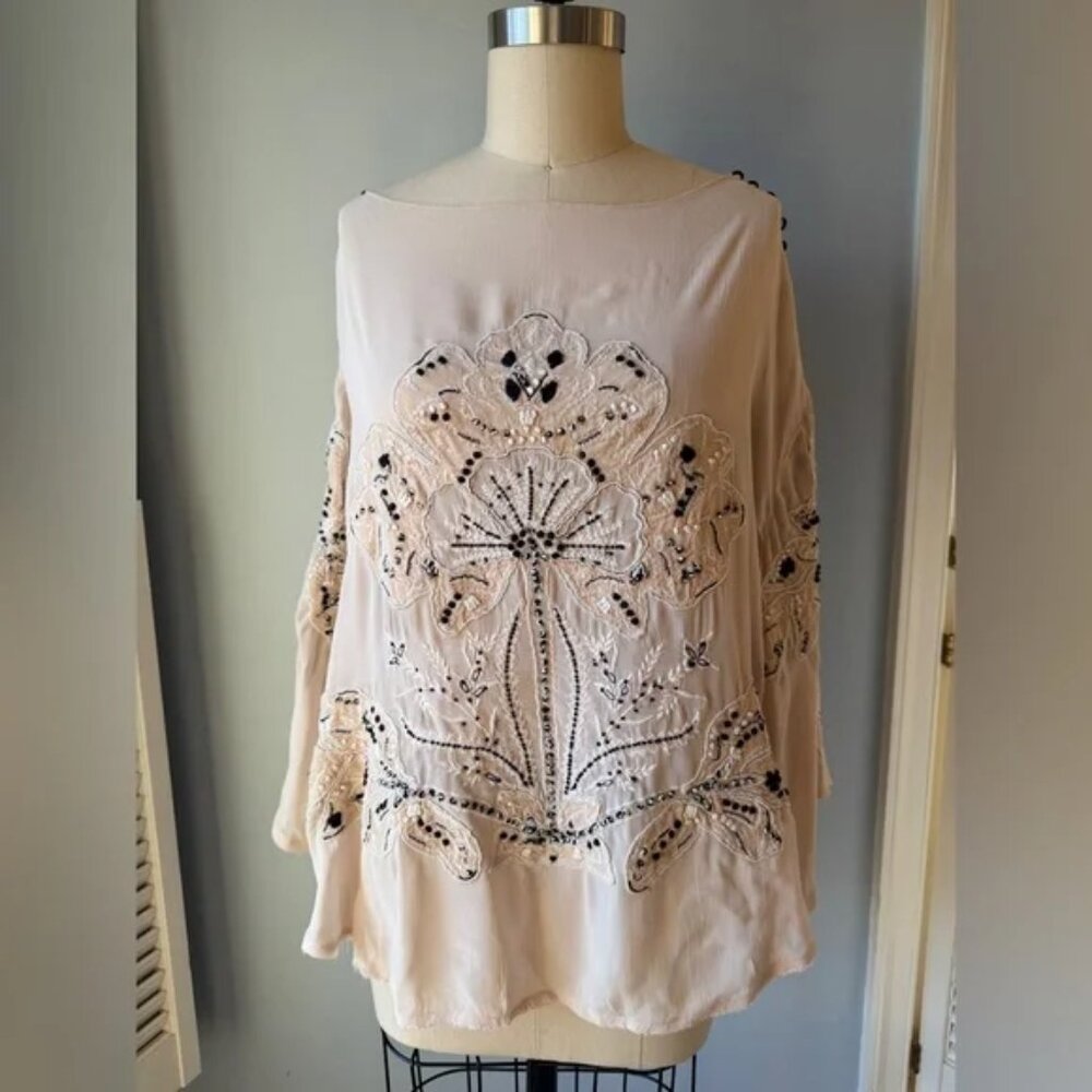Zara Embroidered Blouse - Limited Collection NEW